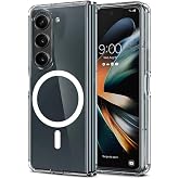 GGM GİYİM & AKSESUAR Samsung Galaxy Z Fold 6 i&ccedil;in Magsafe ile Uyumlu Arka Kısmı Şeffaf Kenarları Silikon Yapılı G&uuml;&ccedil;lendirilmi