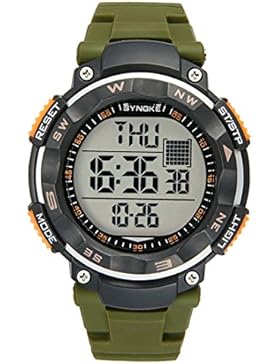 Souarts Kinder Sport Digitaluhr LED Uhr mit Wecker Multifunktion Silikon Armband Digital Display uhr Outdoor Zubehör...