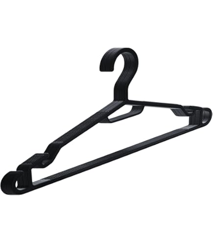 Hangers For Clothes Perchas IKEA SPRUTTIG Negras Prácticas Y