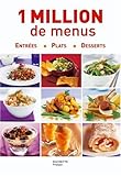 Image de 1 Million de menus : Entrées, Plats, Desserts