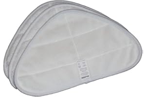 Filtamagic compatible Microfibre steam mop pads to fit H2O HD steam mops - Pack of 3