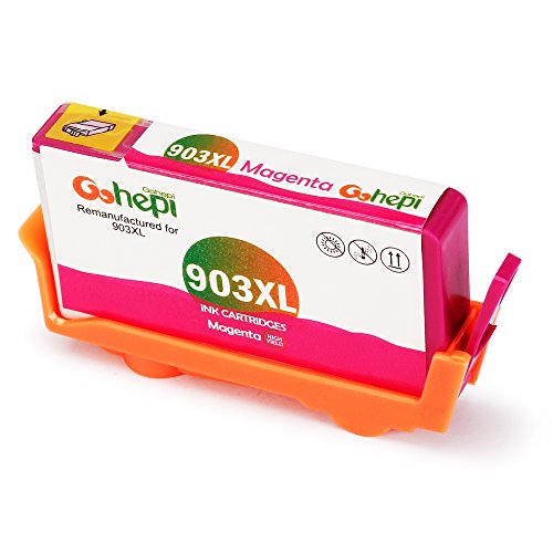 Gohepi 903XL Kompatibel für Druckerpatronen HP 903XL 903, 2 Schwarz/Blau/Rot/Gelb 5er-Pack Arbeiten mit HP OfficeJet 6950, HP OfficeJet Pro 6960 6970 - 4