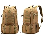 50L Outdoor Trekking Rucksack Molle System Taktisch Rucksack...