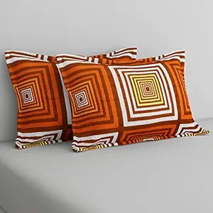 Home Elite Designer Printed Premium Cotton Pillow Covers - Regular Size(17 x 27 inches) - Multicolor - Set of 2