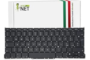 new net - Keyboards - Tastiera Italiana Compatibile con Notebook Mac Book 13 A1502 MF839LL/A MF841LL/A MF843LL/A[ Senza Frame - Layout ITA ]