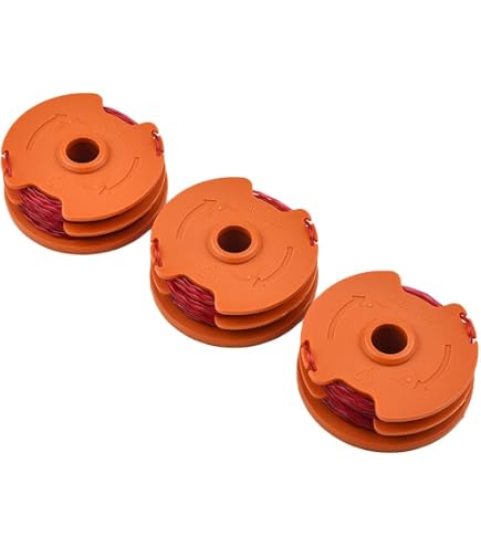 11-Pack Replacement Trimmer Spool For Worx WG105 WG119 - 16ft 0.065'' Line