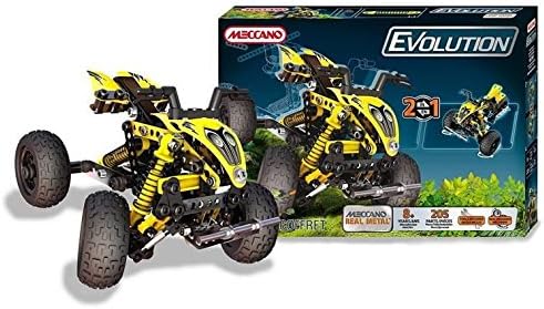 MECCANO Quad bike (Construction kits 3273498652106) "Thanks to its working front and rear suspension and functional, this quad bike can adapt to any type…