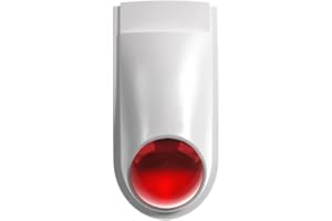 MACLEAN AL2030 Dummy Fake Alarm Box Syren LED Flashing Security Burglar Intruder Deterrent