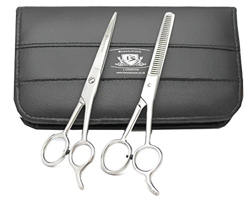 BeautyTrack® – 6.5 Modellierschere Friseur Rasierer Haare schneiden Barbier Schneide Set mit der Tasche benötigter - 4