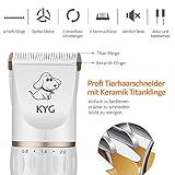 KYG Profi Hunde Schermaschine Elektrische Tierhaarschneider