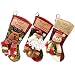 Produktbild Weihnachtssocke Nikolaussocke Socken zum Befüllen Weihnachten Weihnachtsaktivität (3 Stück eine Packung)
