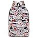 Price comparison product image Canvas Cartoon Print Backpack Travel School Backpack