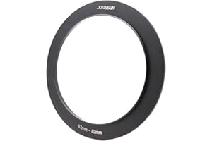 JONGSUN Adaptateurs de Bague supérieure, Anneau Adaptateur de Filtre,Aerometal Adapter Ring Step Up, Compatible avec l'objectif de caméra de Tous Les Fabricants (67mm-82mm)