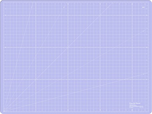 Selbstheilende Schneidematte A2 in Pink, Blau, Grün. Perfekt zum Nähen, Basteln und Patchworken. 60×45 beidseitig bedruckt. cm und inch Angabe - 4