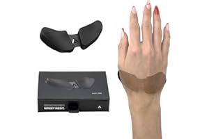 DELTAHUB Carpio 2.0 Reposamuñecas ergonómico para ratón, para zurdos, túnel carpiano, alivio del dolor, antifatiga, fácil deslizamiento, elegante, PC de oficina, portátil, juegos, grande, gris