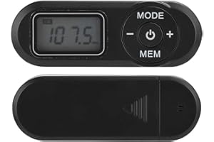 TOPIKY T opiky Radio FM Portatile, Radio Portatile Tascabile FM Mini Lettore Musicale Radio FM Digitale con Schermo LCD da 1,1"e Auricolari, Chip di Elaborazione Digitale Memoria di spegnimento