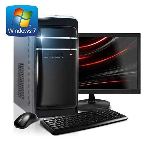 DEViLO PC-Set 1116 mit 61cm TFT(24") - AMD A4-6300 (2x 3.7GHz) | 8GB | 1000GB | AMD Radeon HD8370 (FullHD 1080p) | MSI | DVD | Cardreader | Sound | LAN | 420W | Maus+Tastatur | Win7