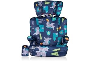 Cosatto Ninja Child Car Seat - Group 2/3, 15-36 kg, 4-12 years, High Back Booster, 6 Headrest Positions, Belt Fitted (Dragon Kingdom)