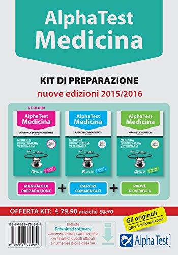 Alpha test. Medicina, odontoiatria, veterinaria. Kit di preparazione. Con test di simulazione Alpha test. Medicina, odontoiatria, veterinaria. Kit di preparazione. Con test di simulazione
