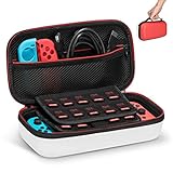 Con una tira de velcro para asegurar la Nintendo Switch en su sitio, evita que tu Nintendo Switch se deslice de el estuche de transporte