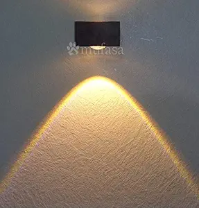 Mufasa 3W Down Outdoor LED Bulkhead Waterproof IP54 Wall Light Fixture (Warm White)