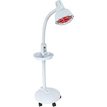 Lampada Riscaldante Infrarossi 275W - Con Base Regolabile E Timer | Per Casa, Terapia E Animali - Foto 4