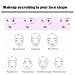 ROPALIA 4 Colors Shimmer Blush Professional Sleek Blusher Powder Makeup Palette