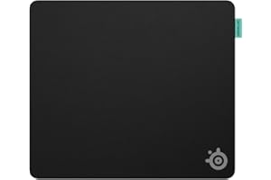 SteelSeries tapis de souris gaming QcK L Performance Balance - Densité élevée pour une glisse fluide - Bords cousus à profil bas - Base antidérapante en néoprène - Taille 490 x 420 mm -FPS, MOBAs, RTS