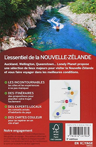 Book's Cover of L'Essentiel de la Nouvelle Zélande - 3ed
