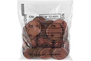 Fsmisc Cash Denominated Coin Bags (Pack of 5000)
