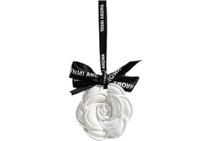 KQNM Perfumador de Coche Tema de Coche, Perfume de Gardenia,Perfume de Coche Único con Forma de Camelia