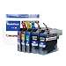 None ink4work 5 Pack Replacement Ink Cartridge Combo For Brother LC203 XL LC203XL 2 Black 1 Cyan 1 Magenta 1 Yellow For MFC-J460DW MFC-J480DW MFC-J485DW MFC-J680DW MFC-J880DW MFC-J885DW RS.3097.00