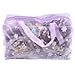 HENGSONG Transparent PVC Makeup Bag Toiletry Travel Wash Cosmetic Bag (Purple)