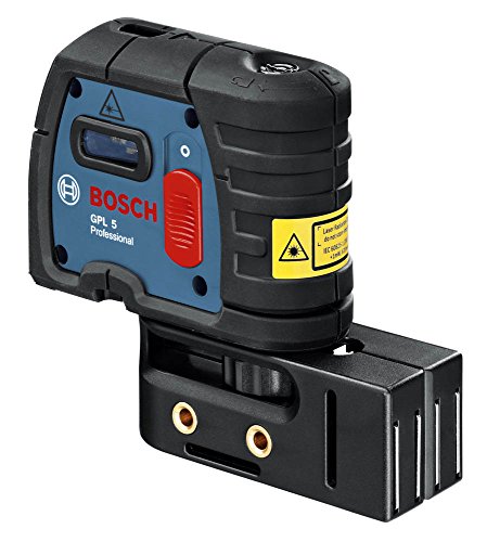 Bosch Professional GPL 5, 30 m Arbeitsbereich, ± 0,3 mm/m Nivelliergenauigkeit, Schutztasche, Multifunktionshalterung, 3 x 1,5-V-LR6-Batterien (AA) - 2