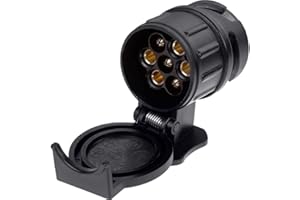 DR. WATCH Waterproof 13 to 7 Pin Plug Trailer Truck Electric Adapter Towbar Towing Sock - Reliable and Secure Towing Solution