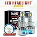 Produktbild H7 LED Scheinwerfer Kit, 110W Seoul CSP Chips 12000LM H7 LED Umbausatz Scheinwerfer High / Abblendlichtbirne Umrüstung Halogenlicht Canbus 6500K 12-36V