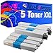 Price comparison product image XXL Platinum Toner for OKI C332 (2) Set 5x Toner Farbset