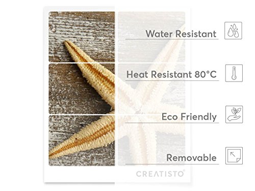 Fliesentattoo Dekosticker | Fliesen-Aufkleber Folie Sticker selbstklebend Küche renovieren Bad Küchen Ideen | 20×15 cm Design Motiv Starfish – 6 Stück - 4