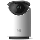 YI Dome U Camera 1080p Telecamera WiFi Interno 2.4ghz Rotazione a 360 °,Time Lapse,Videocamera di Soverglianza con Rilevament