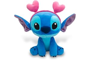 Simba Peluche Stitch Love Corazones 25 cm .Licencia Disney 100% Original, Apto para Todas Las Edades (6315870193)