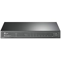 TP-Link 8 Port Gigabit PoE Switch, 4 PoE Port @57W, Easy Smart, Plug - View #3