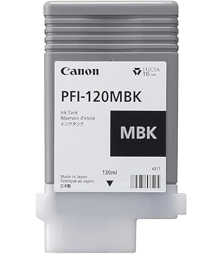 CANON Inksaver PFI120 Genuine Pfi-120 5 Pack Set of 5 Colors Ink