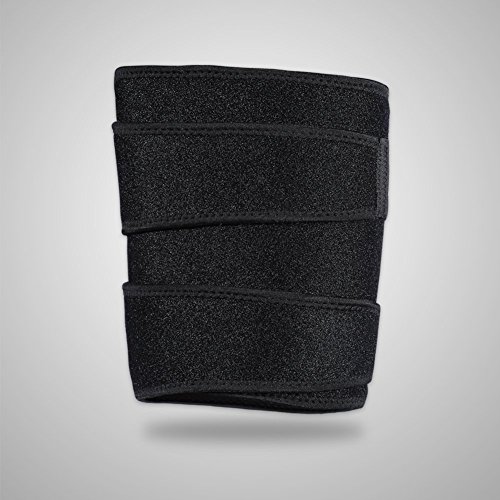 Yosoo Oberschenkelbandage, Verstellbare Neopren Oberschenkel Bandage für Sehnen Tendinitis Muskelverletzungen reha und erholung, Passend für Männer und Frauen - 3