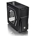 Produktbild THERMALTAKE Versa H21 mit Fenster Midi Tower Gehaeuse schwarz Front Anschluesse 1x USB 2.0 und 1x USB  3.0 werkzeuglose Installation
