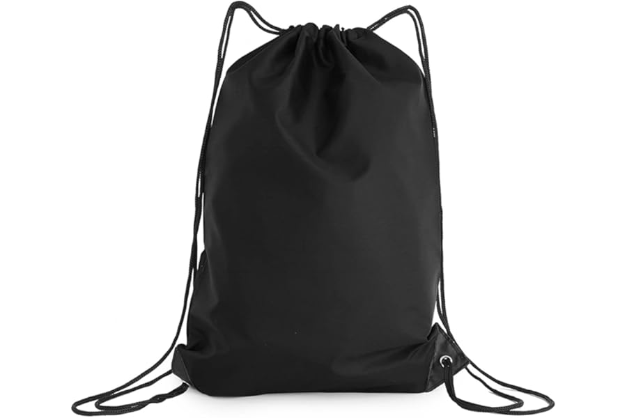 adam & eesa® Unisex Drawstring Gym Bags - Personalised Waterproof Sack with Carry Handles for Mens & Womens - Kids PE Swimming School Bag - Ideal for Beach, Holidays, Shopping, Yoga (7.5L Capacity)