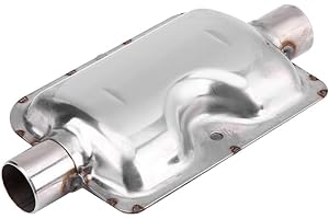 Suuonee Auspuff Schalldämpfer, 24mm Auspuff Schalldämpfer Schellen Halterung für Ebespacher Heizung
