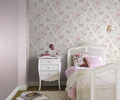 Rasch paperhangings 516029 Tapete Wandverkleidung, – Pink (12-teilig) - 2