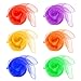 Price comparison product image Idealeben Juggling Dance Scarves Hemmed Square Multicolor Rhythm Band Scarve 12 Pcs (60cm x 60cm)