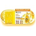 Garnier Fast Bright Vitamin C Brightening Ampoules For Dark Circles, Multipack, Hyperpigmentation Ampoules 3% Vitamin C & Niacinamide (12 X 1.5ml)