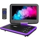 ❤[Más Alto y Claramente] - ieGeek Reproductor de DVD Portátil equipados con dos altavoces de alta potencia, que hacen que el volumen sea más alto y más claramente. ¿No es suficiente? Hay un conector para auriculares de 3,5 mm en el lado derecho del reproductor para que pueda obtener un sonido claro y concentrado.